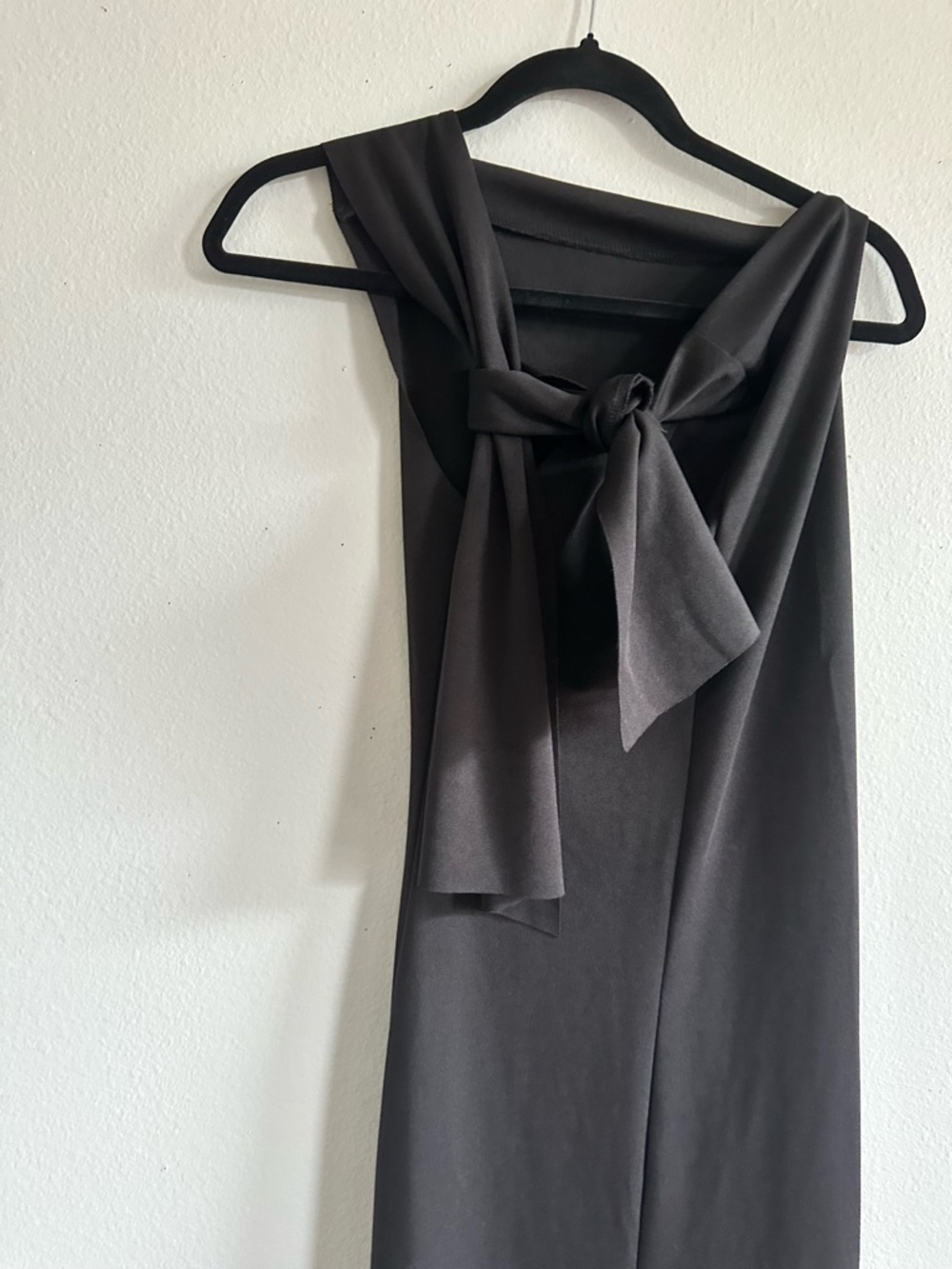 Classic Black Women's Slip Dress Maxi Commense size xs - Picture 4 of 11